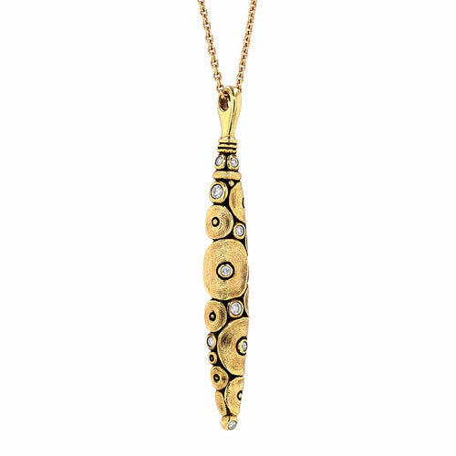 18K Shark Diamond Pendant & Chain - M-88D1.1-Alex Sepkus-Renee Taylor Gallery