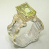 14K Gold & Crystalline Silver Margarita Quartz Ring - 27300-Shelli Kahl-Renee Taylor Gallery