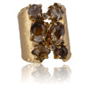 Marika Diamond, Smokey Quartz & Gold Ring - M2872-Marika-Renee Taylor Gallery