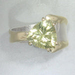 14K Gold & Crystalline Silver Margarita Quartz Ring - 29003-Shelli Kahl-Renee Taylor Gallery