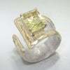 14K Gold & Crystalline Silver Margarita Quartz Ring - 29007-Shelli Kahl-Renee Taylor Gallery