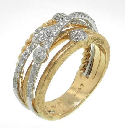 18k Yellow & White Gold & Diamond Ring - R1980-YG-Jayne New York-Renee Taylor Gallery