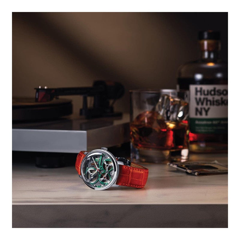 Spaceview 2020 Watch - Orange/Grey-Accutron-Renee Taylor Gallery