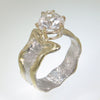 14K Gold & Crystalline Silver White Topaz Ring - 30563-Shelli Kahl-Renee Taylor Gallery