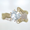 14K Gold & Crystalline Silver White Topaz Ring - 30563-Shelli Kahl-Renee Taylor Gallery