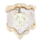 14K Gold & Crystalline Silver Margarita Quartz Ring - 30567-Shelli Kahl-Renee Taylor Gallery