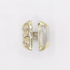 14K Gold & Crystalline Silver Diamond Ring - 30586-Shelli Kahl-Renee Taylor Gallery