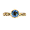 18K Martini Blue Sapphire & Diamond Ring - R-127-Alex Sepkus-Renee Taylor Gallery