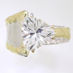 14K Gold & Crystalline Silver White Topaz Ring - 31986-Shelli Kahl-Renee Taylor Gallery