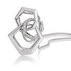 Sterling Silver White Sapphire Pendant - 32/03223-Breuning-Renee Taylor Gallery