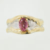 14K Gold & Crystalline Silver Pink Tourmaline Ring - 32880-Shelli Kahl-Renee Taylor Gallery