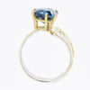 14K Gold & Crystalline Silver London Blue Topaz Ring - 33259-Shelli Kahl-Renee Taylor Gallery