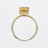 14K Gold & Crystalline Silver Champagne Quartz Ring - 33727-Shelli Kahl-Renee Taylor Gallery