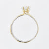 14K Gold & Crystalline Silver White Topaz Heart Ring - 33273-Fusion Designs-Renee Taylor Gallery