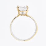 14K Gold & Crystalline Silver White Topaz Ring - 33274-Shelli Kahl-Renee Taylor Gallery