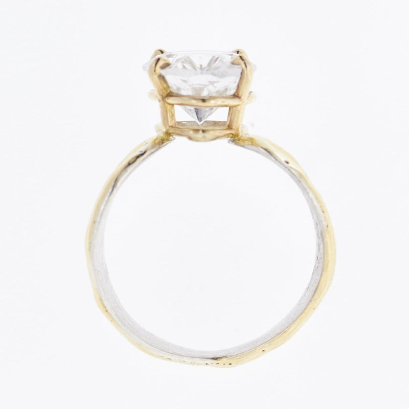 14K Gold & Crystalline Silver White Topaz Ring - 33274-Shelli Kahl-Renee Taylor Gallery