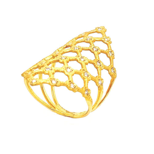 Marika 14k Gold & Diamond Ring - M3687-Marika-Renee Taylor Gallery