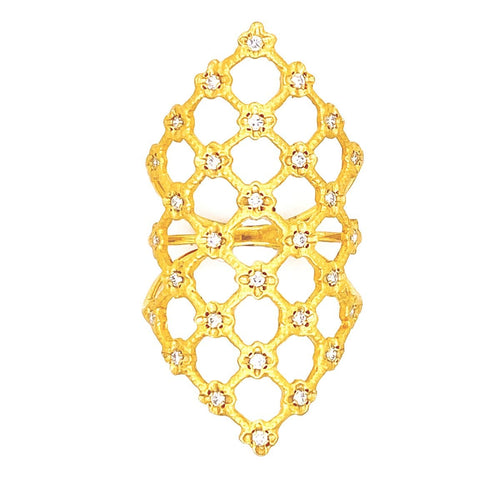 14K Gold & Diamond Ring - M3687-Marika-Renee Taylor Gallery