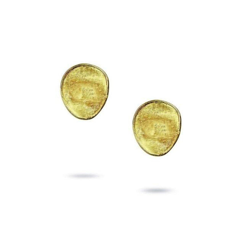 18K Lunaria Yellow Gold Stud Earrings - OB1341 Y-Marco Bicego-Renee Taylor Gallery