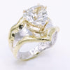 14K Gold & Crystalline Silver White Topaz Ring - 34505-Shelli Kahl-Renee Taylor Gallery