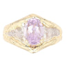 14K Gold & Crystalline Silver Light Amethyst Ring - 34530-Shelli Kahl-Renee Taylor Gallery