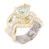 14K Gold & Crystalline Silver Prasiolite Ring - 34901-Shelli Kahl-Renee Taylor Gallery