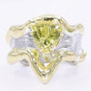 14K Gold & Crystalline Silver Margarita Quartz Ring - 34902-Shelli Kahl-Renee Taylor Gallery