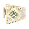 14K Gold & Crystalline Silver Margarita Quartz Ring - 34903-Shelli Kahl-Renee Taylor Gallery