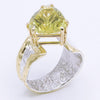 14K Gold & Crystalline Silver Margarita Quartz Ring - 34978-Shelli Kahl-Renee Taylor Gallery