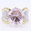 14K Gold & Crystalline Silver Lilac Amethyst Ring - 35161-Shelli Kahl-Renee Taylor Gallery