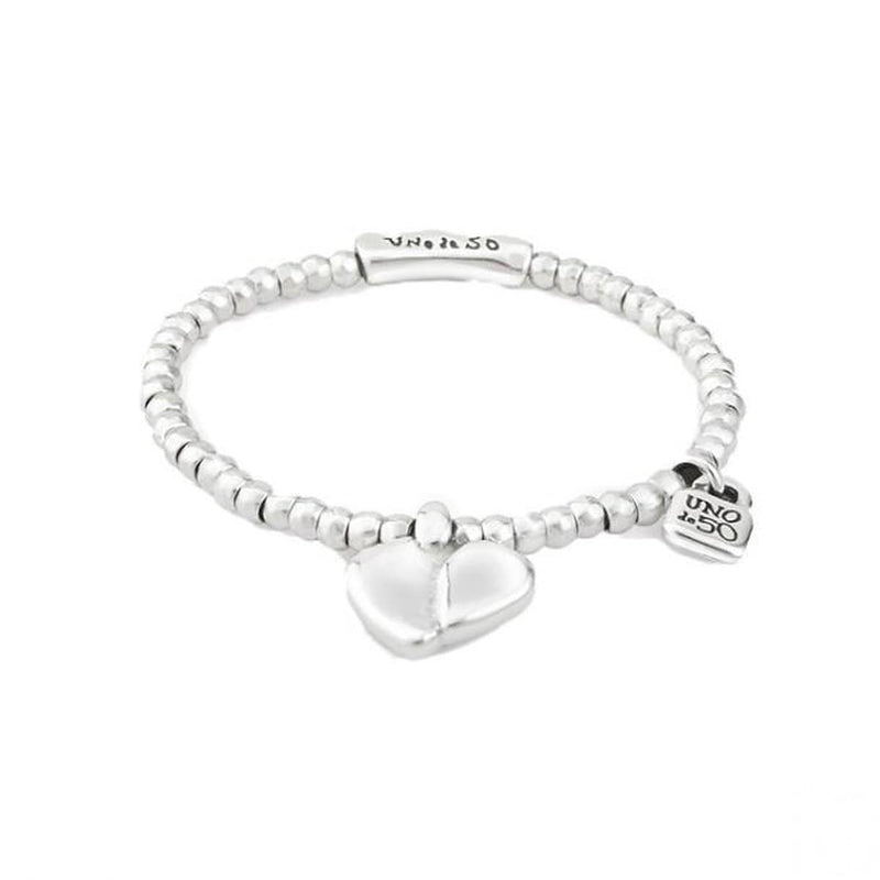 Romeo Sterling Silver Plated Bracelet - PUL1716MTL0000M-UNO de 50-Renee Taylor Gallery