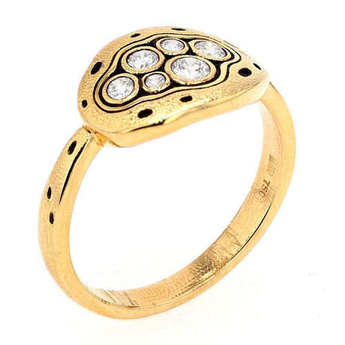 18K Little Pool Diamond Ring - R-140D-Alex Sepkus-Renee Taylor Gallery