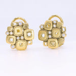 18K Little Windows Diamond Huggie Earrings - E-84-Alex Sepkus-Renee Taylor Gallery