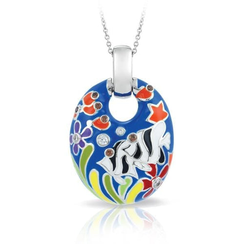 Angelfish Blue Pendant-Belle Etoile-Renee Taylor Gallery