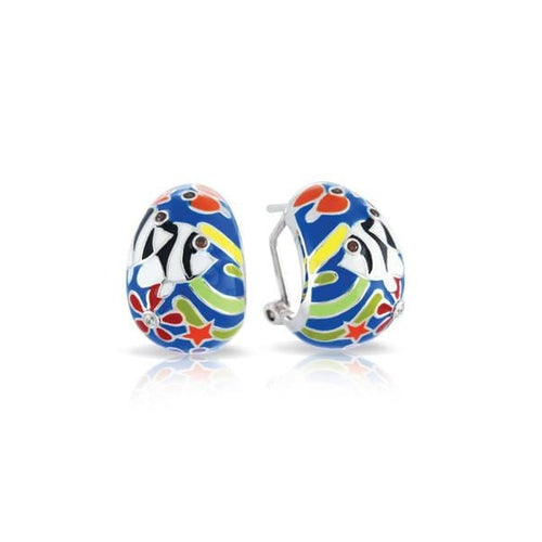 Angelfish Blue Earrings-Belle Etoile-Renee Taylor Gallery