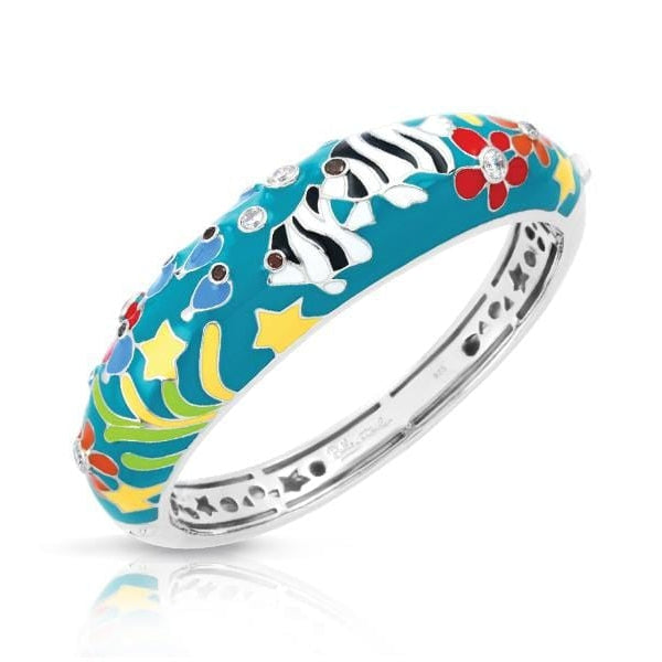 Angelfish Teal Bangle-Belle Etoile-Renee Taylor Gallery