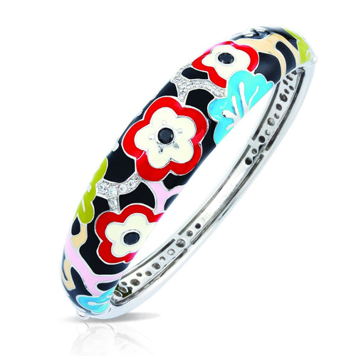 Cherry Blossom Red Bangle-Belle Etoile-Renee Taylor Gallery