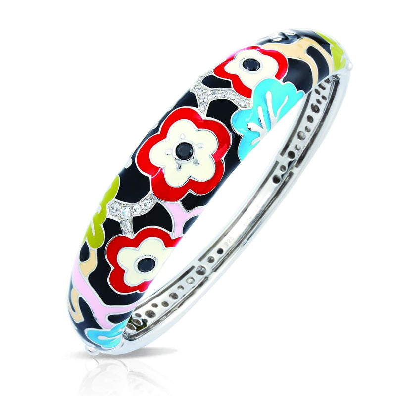 Cherry Blossom Red Bangle-Belle Etoile-Renee Taylor Gallery