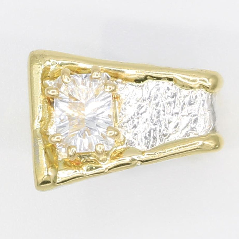 14K Gold & Crystalline Silver White Topaz Ring - 35895-Shelli Kahl-Renee Taylor Gallery