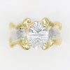 14K Gold & Crystalline Silver White Topaz Ring - 35896-Shelli Kahl-Renee Taylor Gallery