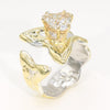 14K Gold & Crystalline Silver White Topaz Ring - 35938-Shelli Kahl-Renee Taylor Gallery
