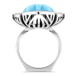 Aspen Ring - Raspe00-00-Marahlago Larimar-Renee Taylor Gallery