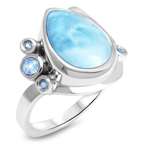 Constellation Ring - Rcons00-00-Marahlago Larimar-Renee Taylor Gallery