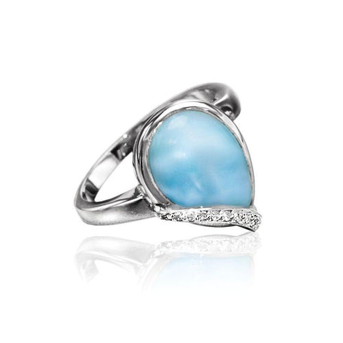 Daria Ring - Rdari00-00-Marahlago Larimar-Renee Taylor Gallery