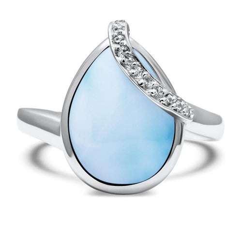 Daria Ring - Rdari00-00-Marahlago Larimar-Renee Taylor Gallery