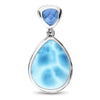 Ilona Necklace - Nilon01-00-Marahlago Larimar-Renee Taylor Gallery