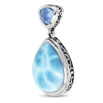 Ilona Necklace - Nilon01-00-Marahlago Larimar-Renee Taylor Gallery