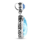 Ilona Necklace - Nilon01-00-Marahlago Larimar-Renee Taylor Gallery