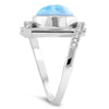 Vixen Ring - Rvixe00-00-Marahlago Larimar-Renee Taylor Gallery