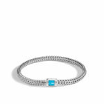 Classic Chain Turquoise Bracelet - BBS961841TQ-John Hardy-Renee Taylor Gallery